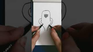 art with both hands #shorts #youtubeshorts #mahadev #sawan #shiva #artatanotherlevel