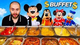 Disney adult eats a whole $60 buffet (with mickey)