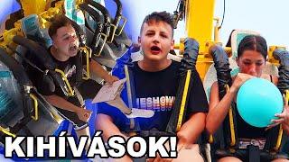 EXTRÉM VIDÁMPARKOS KIHÍVÁS  (ájulás közeli élmény)