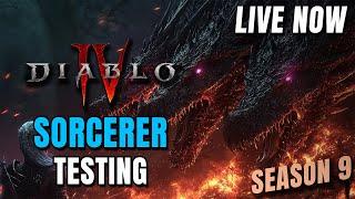 HYDRA SORC GOES CRAZY PIT120+ Season 9 TEST LIVE - Diablo 4