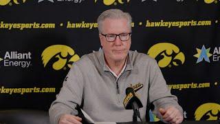 Iowa Men's Basketball Post Game Press Conference – 12/03/24 (Northwestern)