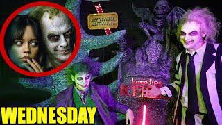 BEETLEJUICE CAPTURED WEDNESDAY & HARLEY! (Joker has to say his name)