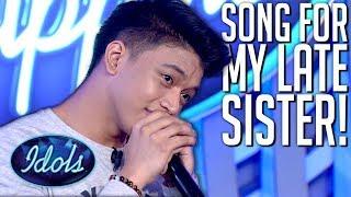 Brother Sings For His Late Sister on Idol Philippines 2019 | Idols Global