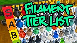 The 3D Filament Tier List! Which Should YOU Use?