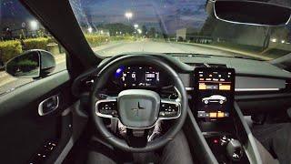 2024 Polestar 2 (Performance Plus) - POV Night Driving Impressions