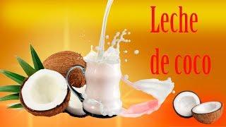 Receta leche de Coco facilísima de hacer