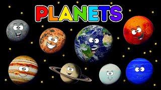 Learn 8 Planets of the Solar System | Preschool Toddler Learning Video