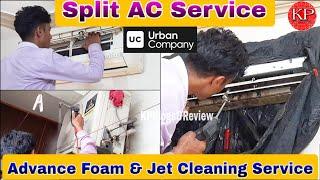 Advance Foam & Jet Cleaning Service Review | Urban Company AC Service 2024 | Split AC Deep Cleaning|