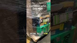  Liquidation pallet Walmart Amazon only 1125$