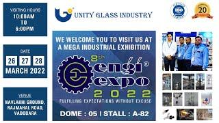 UNITY GLASS INDUSTRY | ENGIEXPO 2022 | BOROSILICATE GLASSWARE | MANUFACTURER & SUPPLIER IN VADODARA