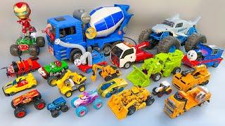 Hot Wheels Monster Truck Toys, Transforming Construction Vehicles - Choo Choo Charli Monster & Robot