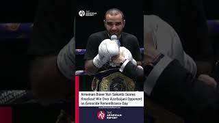 Armenian Boxer Yuri Sakunts Scores Knockout Win Over Azerbaijani Opponent on Genocide RemembranceDay