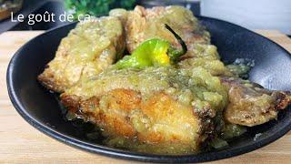 Recette poisson PANGASIUS(malangwa)une autre façon de preparer à la SAUCE BLANCHE,très delicieux...