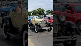 Ford Model A Antique Car Drive By Engine Sound Woodward Dream Cruise 2024