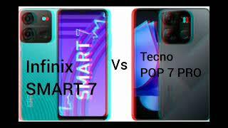 Infinix Smart 7 Vs Tecno Pop 7 Pro