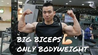 Get BIG Biceps with Bodyweight Workout (맨몸운동으로 이두 키우기)