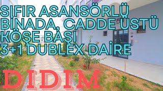 Didim satılık yeni binada ana cadde üzeri dublex daire | #dublex #asansör #forsale