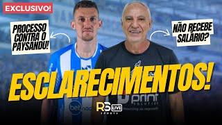 EXCLUSIVO! DIRETOR JURÍDICO DO PAYSANDU ESCLARECE FATOS SOBRE MÁRCIO FERNANDES E LUCAS MAIA!