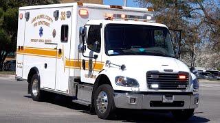 Anne Arundel County Fire Department Medic 33 Responding (*Airhorn*)