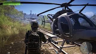 2017-08-28 Вертолёты на ж.д. путях в Tom Clancy's Ghost Recon Wildlands