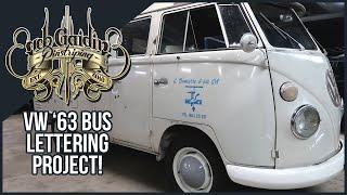 VW '63 bus - lettering project!