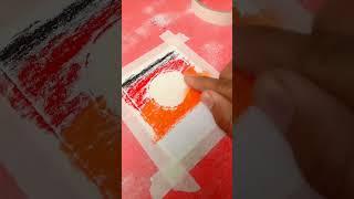 the oil pastel colors drowning #shortvideo #oilpastel