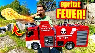 Ich VERWANDEL das FEUERWEHR AUTO in ein FLAMMENWERFER FAHRZEUG!