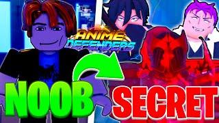 Going From A Noob to Secret In Anime Defenders!