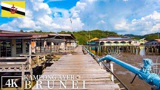 4K Brunei The world's biggest floating village 2023 (Kampong Ayer)