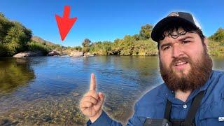 I Did NOT Expect This While Fishing the Desert River!