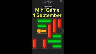 Mini Game Today 1 September Hamster Kombat How to Solve Mini Game Puzzle in Hamster Kombat 100%SOLVE