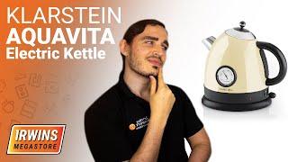 Looking for a classic retro kettle? | Klarstein Aquavita Electric Water Kettle Cream ME10009467