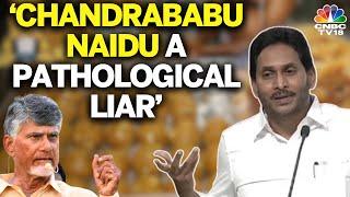 Jagan Mohan Reddy Calls Chandrababu Naidu a 'Pathological Liar' In Tirupati Laddu Controversy | N18V