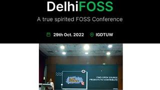 Talk at FOSS United, Delhi on "How to find Open source projects"