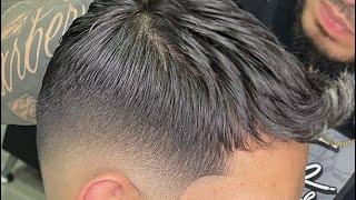 Corte quiff de salón paso a paso ( mid Fade )