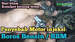 Penyebab BBM boros di motor injeksi. Ganti alat ini..