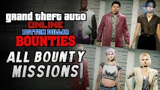 GTA Online - All Bounty Missions & Bail Jumpers [Bottom Dollar Bounties]