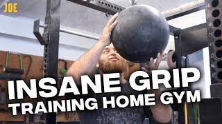 Inside the Raspberry Ape insane grip strength home gym