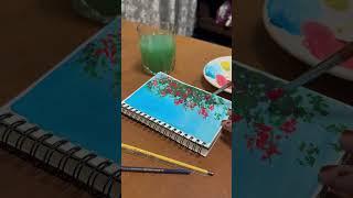 #paintwithme #sky #painting #virgobrushmagic #shorts #shortvideo #tutorial #easy #art #reel #viral