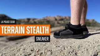 LA Police Gear Terrain Stealth Sneakers - Tactical Shoes available now