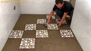 Construction And Installation Of Ceramic Tiles For Bathroom Floors Professionally And Quickly