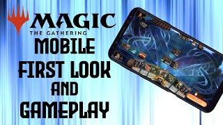 Magic Arena Mobile Gameplay And First Look Review | MTG Arena | MTGA | Android Mobile