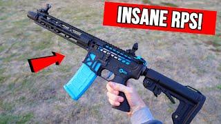 CRAZY $1,000+ Airsoft M4 Shoots INSANE RPS! #Shorts