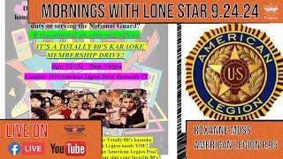 9.25.24 - Mornings with Lone Star on Lone Star Community Radio