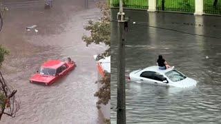 Потоп в Одессе: Сильнейший ливень затопил улицы города