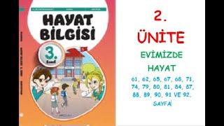 3. SINIF HAYAT BİLGİSİ SDR İPEKYOLU YAYINCILIK 2. ÜNİTE EVİMİZDE HAYAT