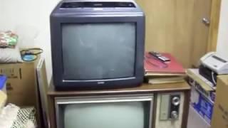 Showing my collection of tvs! (Josh the inflatable and tractor guy)