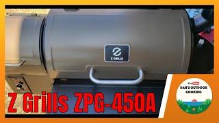 Z Grills ZPG - 450A Setup, Burn In & First Cook