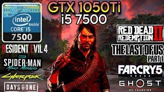 GTX 1050 Ti + I5 7500 & 16GB Ram - Test In 10 Games In 2024 !