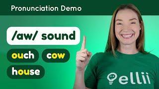 Pronouncing /ɑw/ – English Pronunciation Lesson (Part 1)